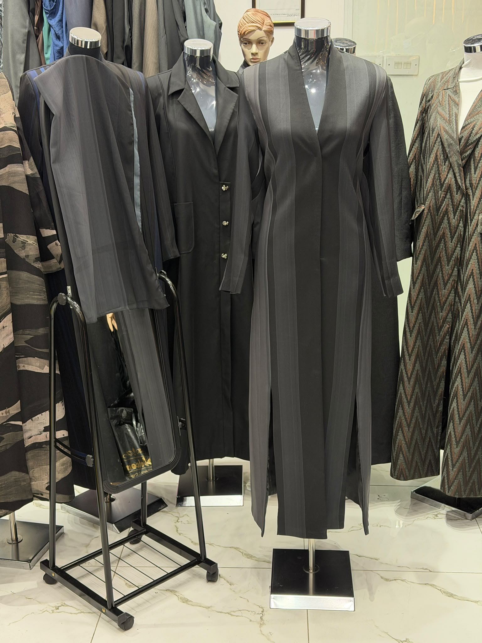 Printed Blazer Abayas