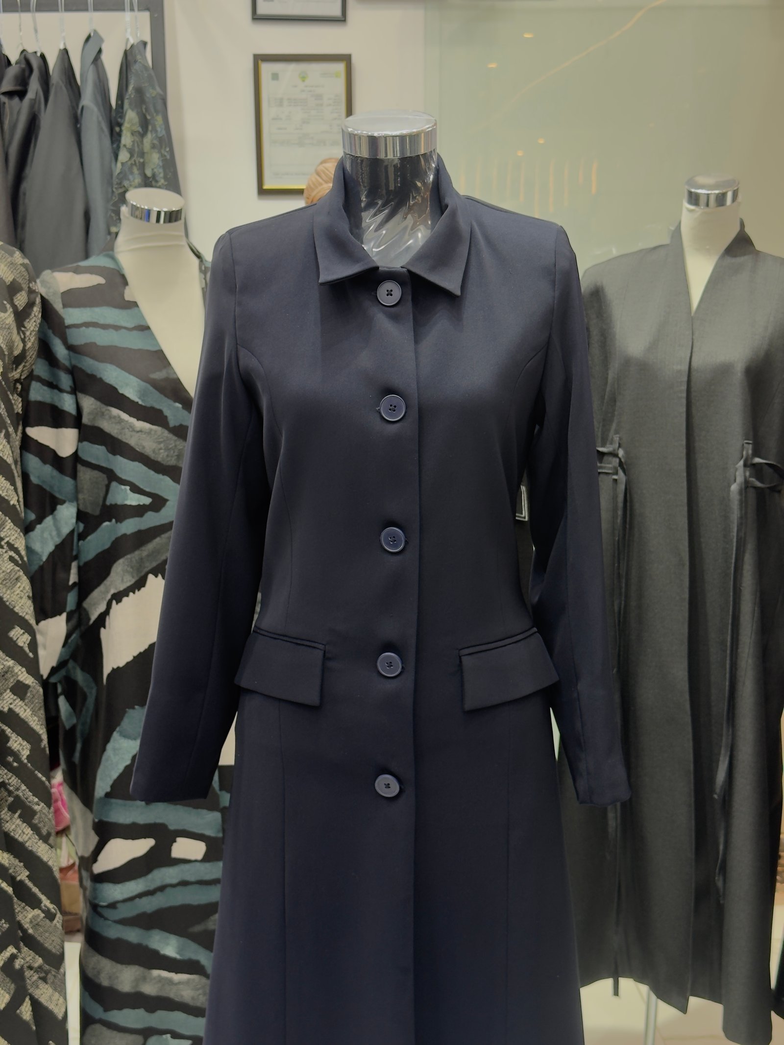 Plain Blazer Abaya - P02